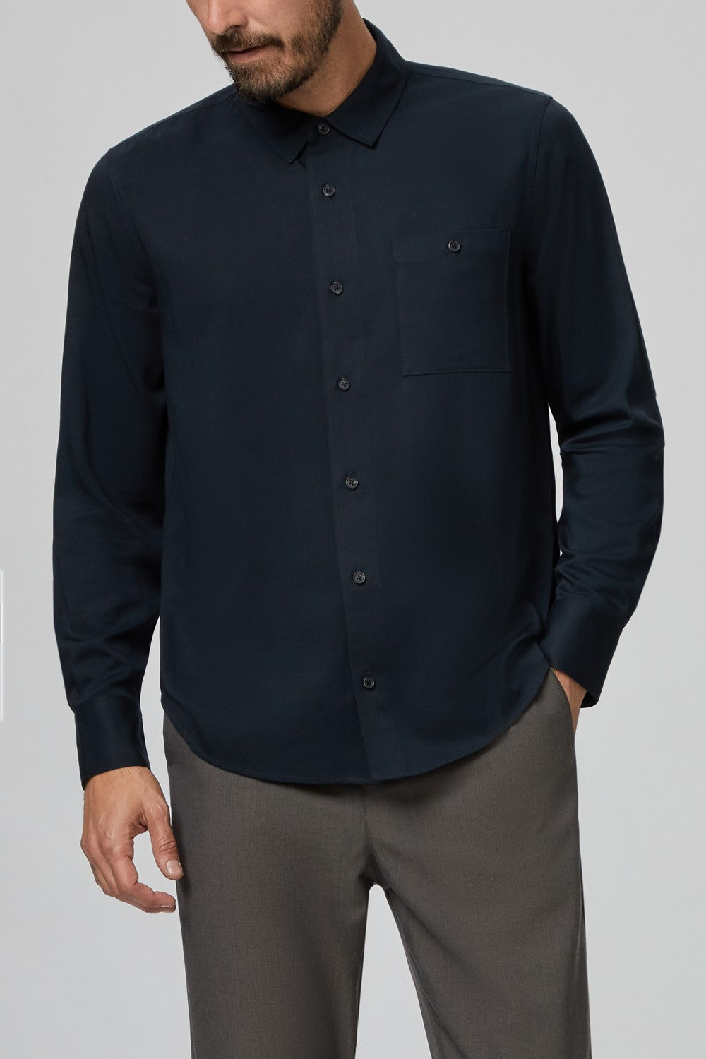 WARDIN SHIRT  BLACK
