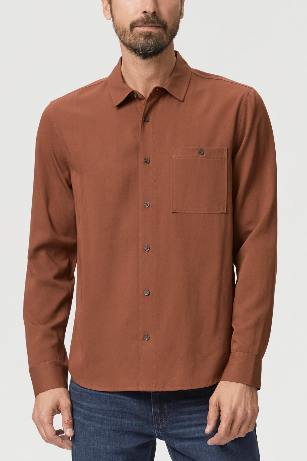 WARDIN SHIRT  DARK ITALIAN COFFEE