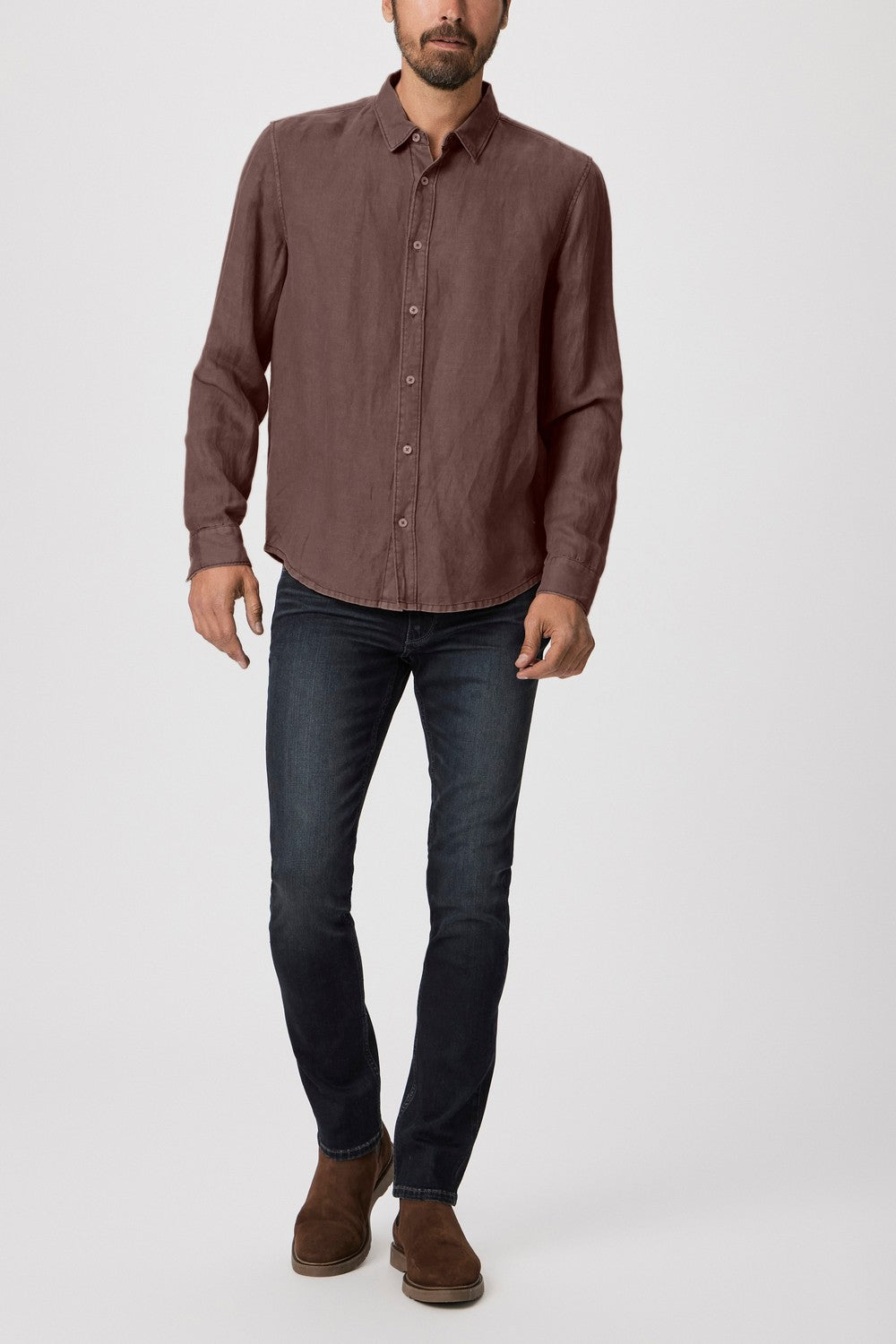 PETERS SHIRT  VINTAGE MIDNIGHT BORDEAUX