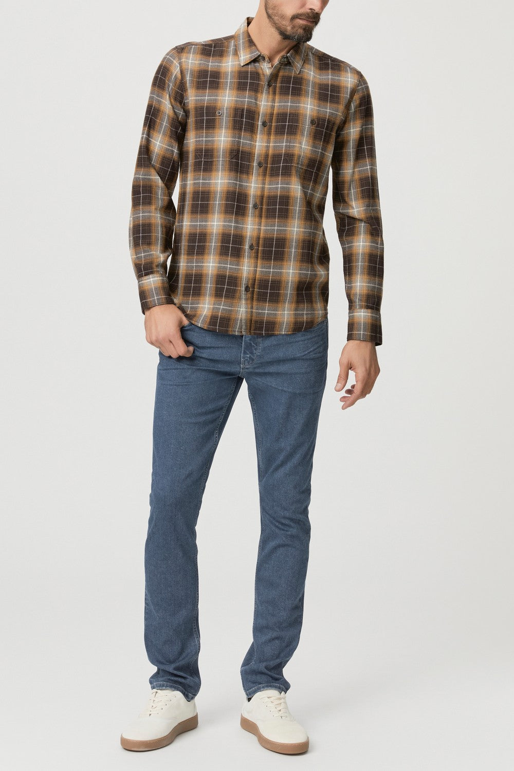 EVERETT SHIRT  AGED COCOA
