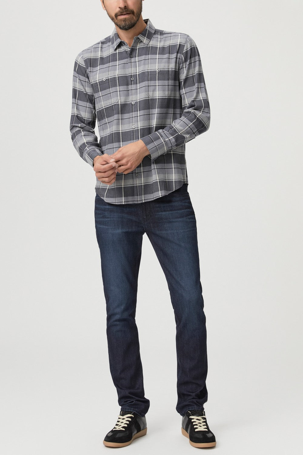 EVERETT SHIRT  CHARCOAL FOG