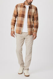 EVERETT SHIRT  FEATHERED WHEAT