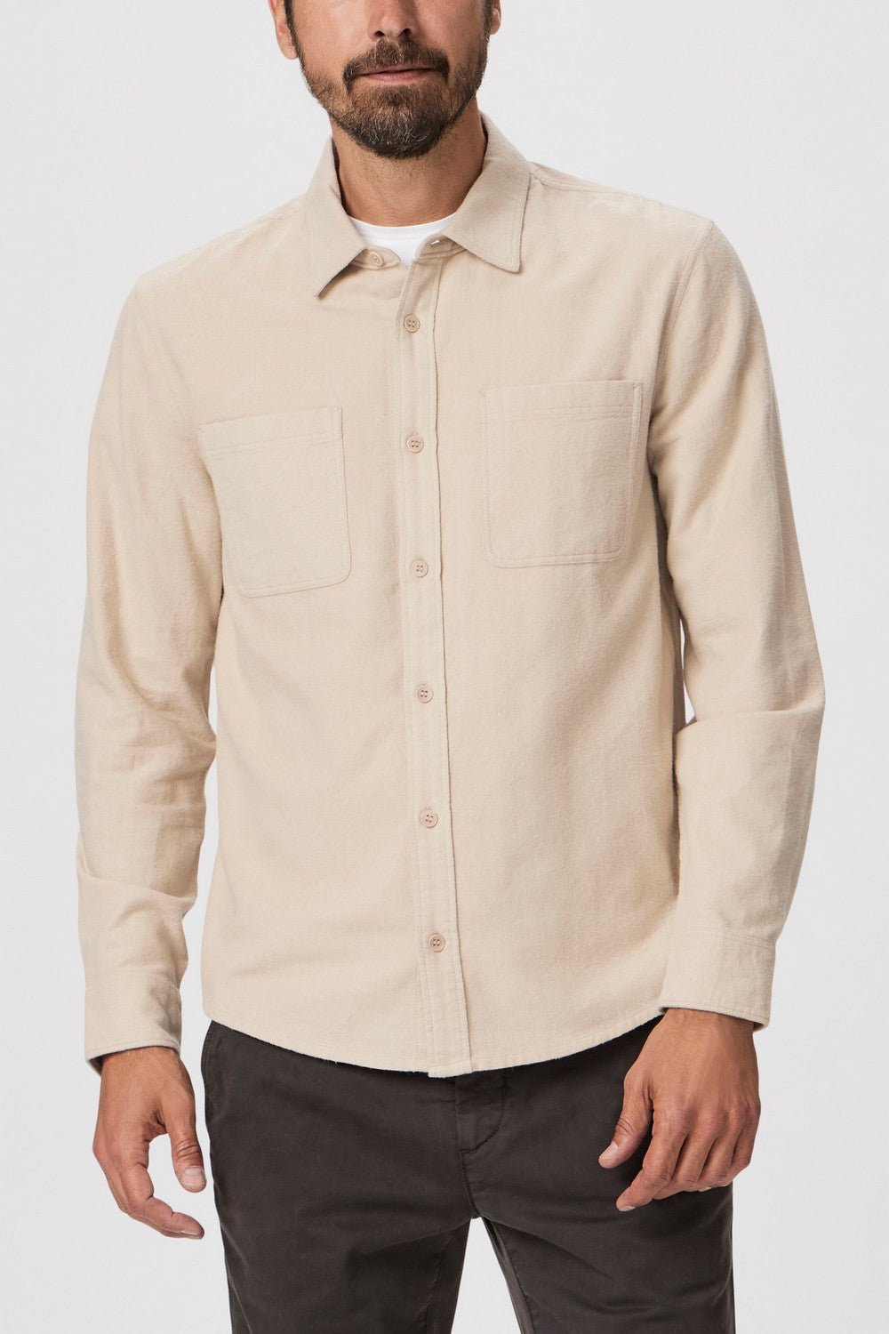 KALLEN BUTTON UP  MOROCCAN CLAY