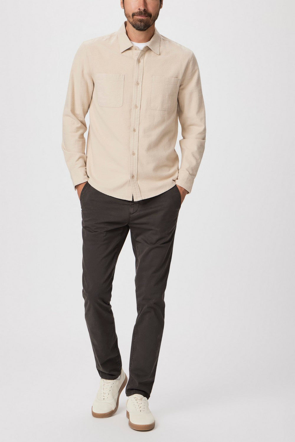 KALLEN BUTTON UP  MOROCCAN CLAY