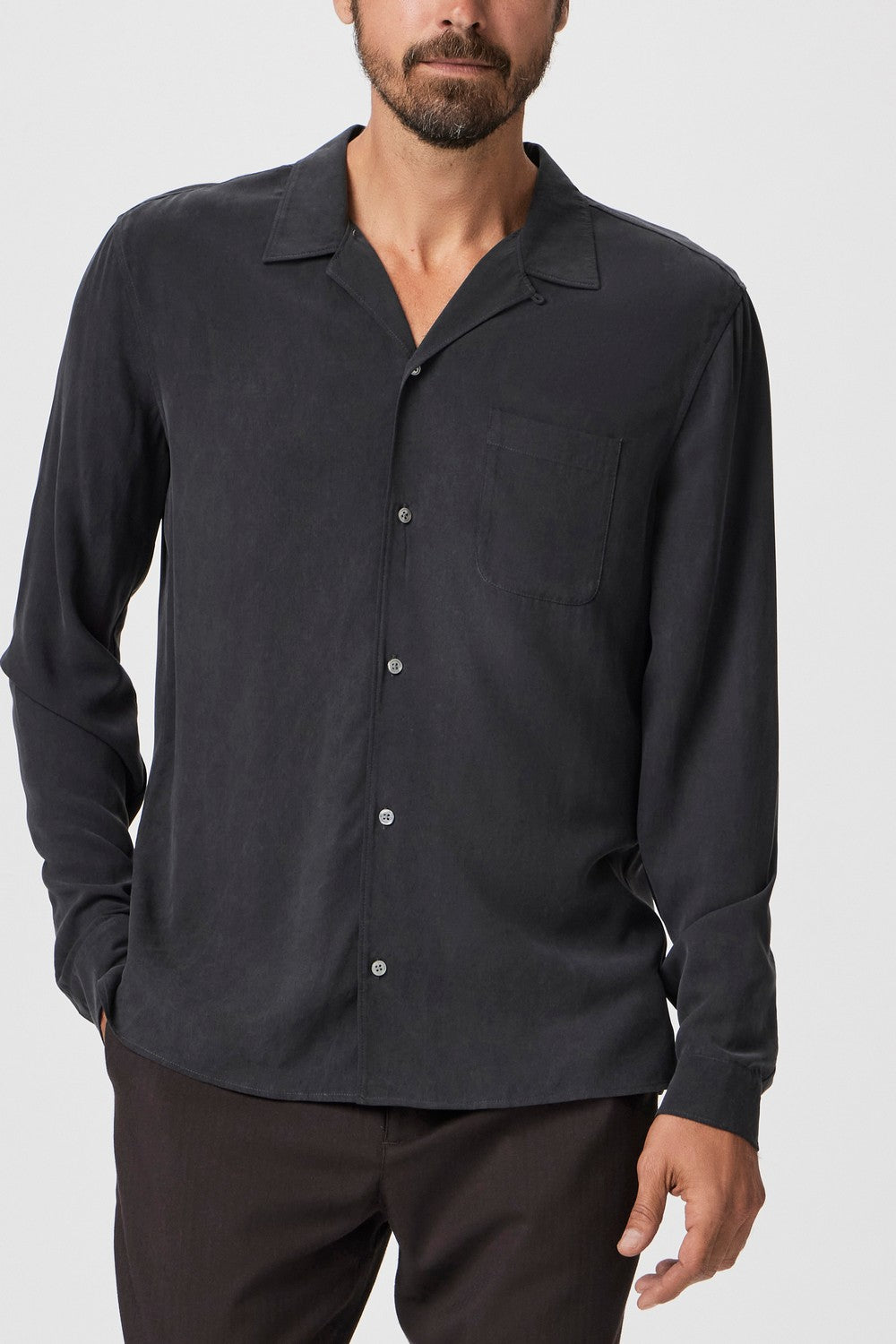 CARNABY BUTTON UP  BRISTOL BLACK