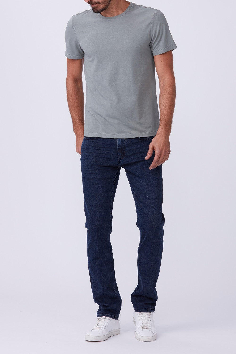 CASH CREW NECK  SOFT ALGAE