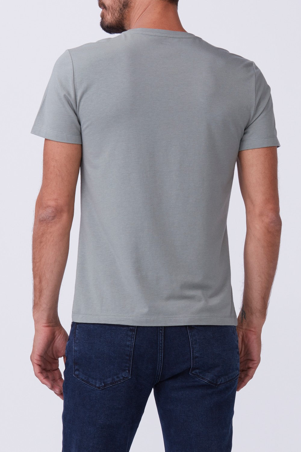 CASH CREW NECK  SOFT ALGAE