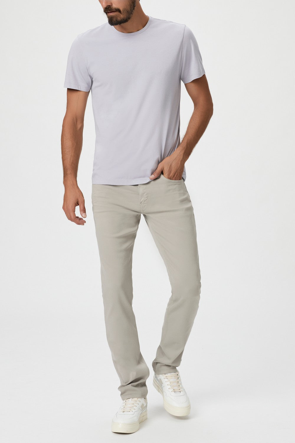 CASH CREW NECK TEE  DUSTY IRIS