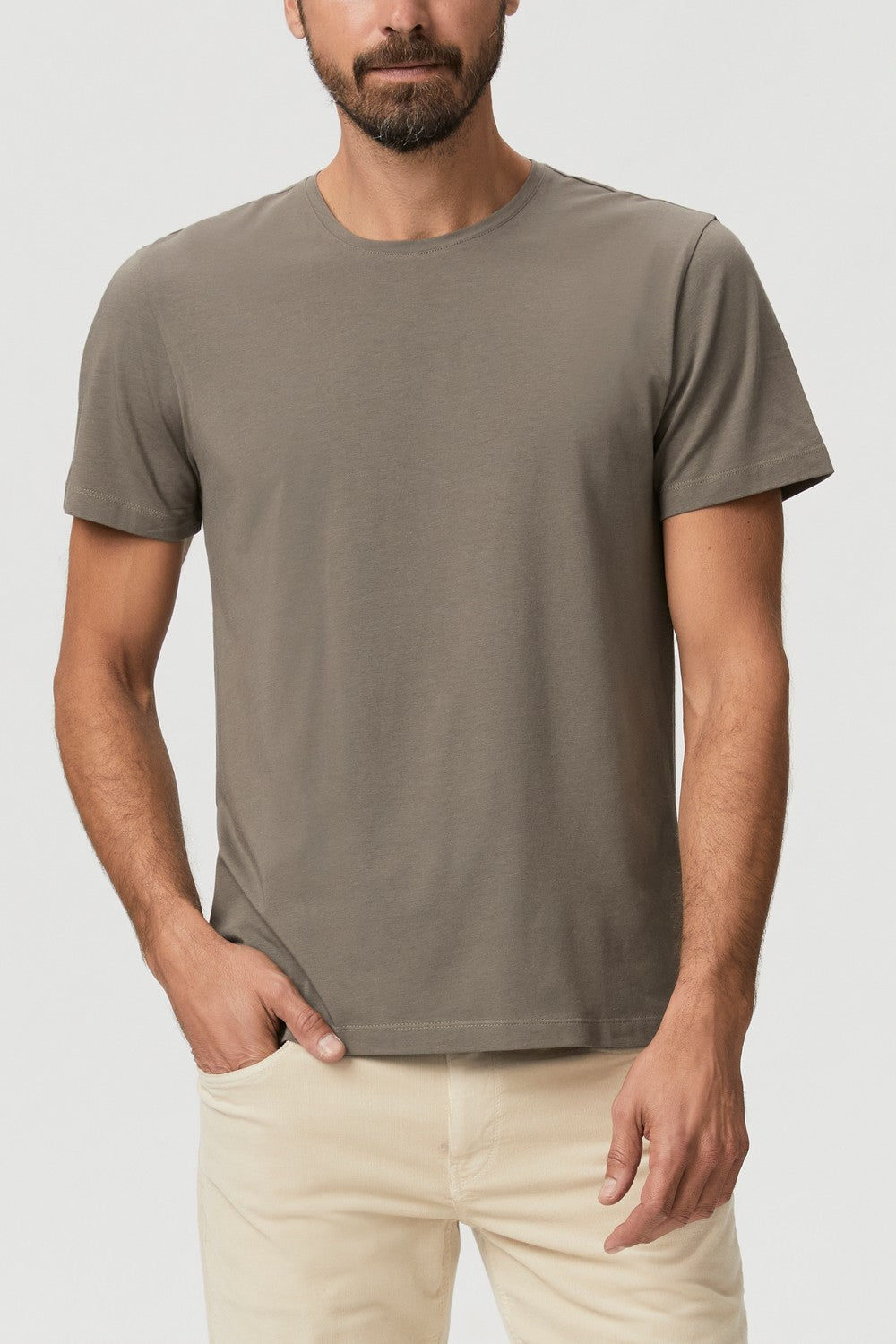 CASH CREW NECK TEE   CEDAR FOREST