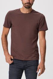 CASH CREW NECK TEE  MIDNIGHT BORDEAUX
