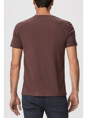 CASH CREW NECK TEE  MIDNIGHT BORDEAUX