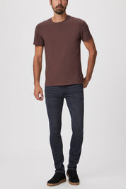 CASH CREW NECK TEE  MIDNIGHT BORDEAUX
