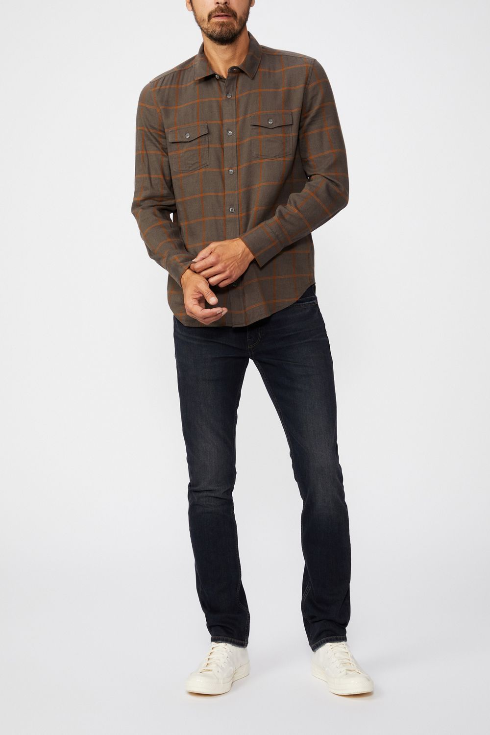 EVERETT SHIRT  SMOKED HONEY