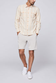 EVERETT SHIRT  ICED PEACH