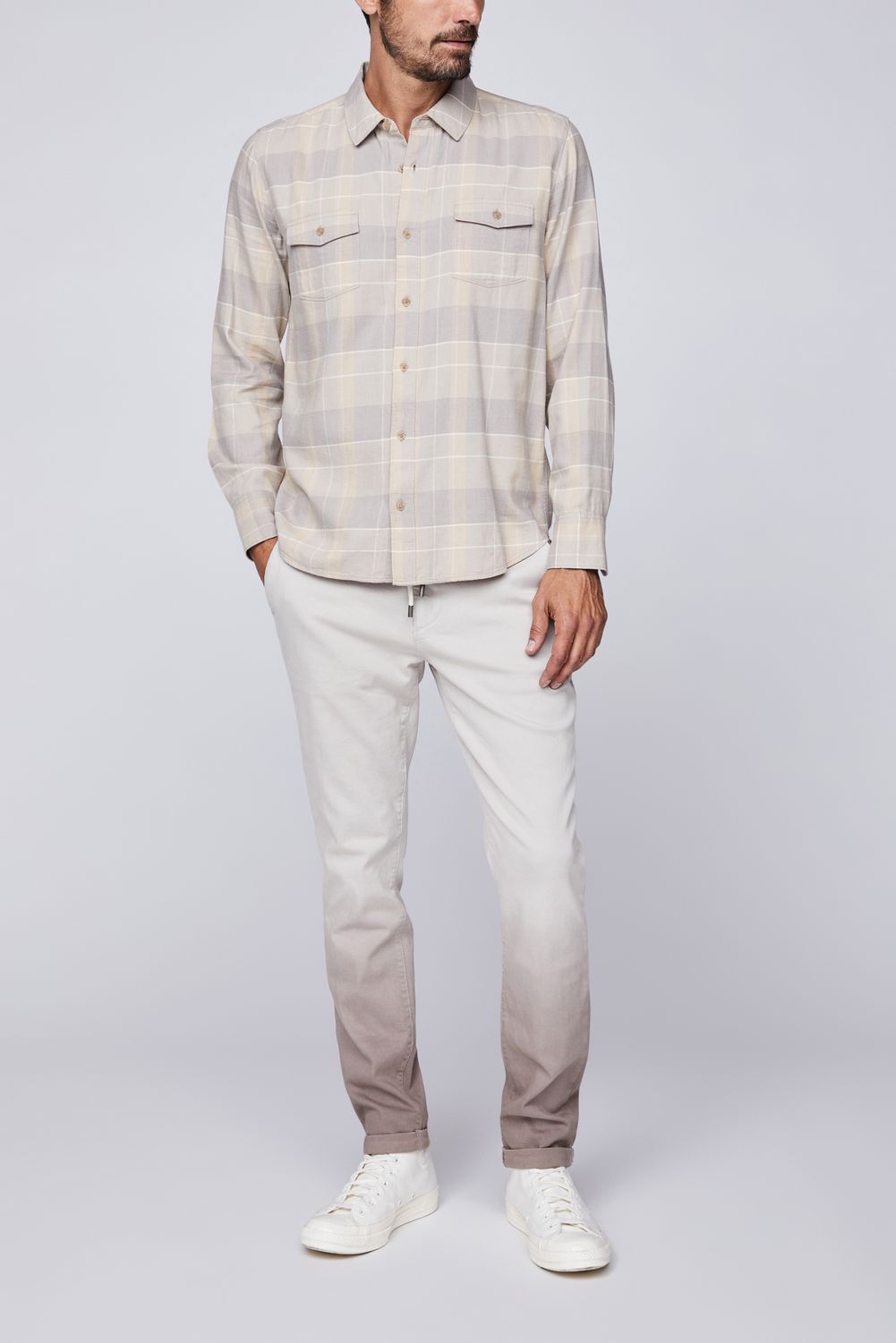 EVERETT SHIRT  PEACH FARM