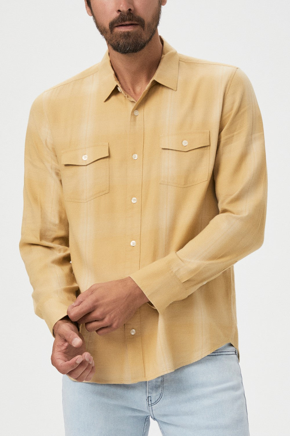 EVERETT SHIRT  OLIVE SAND