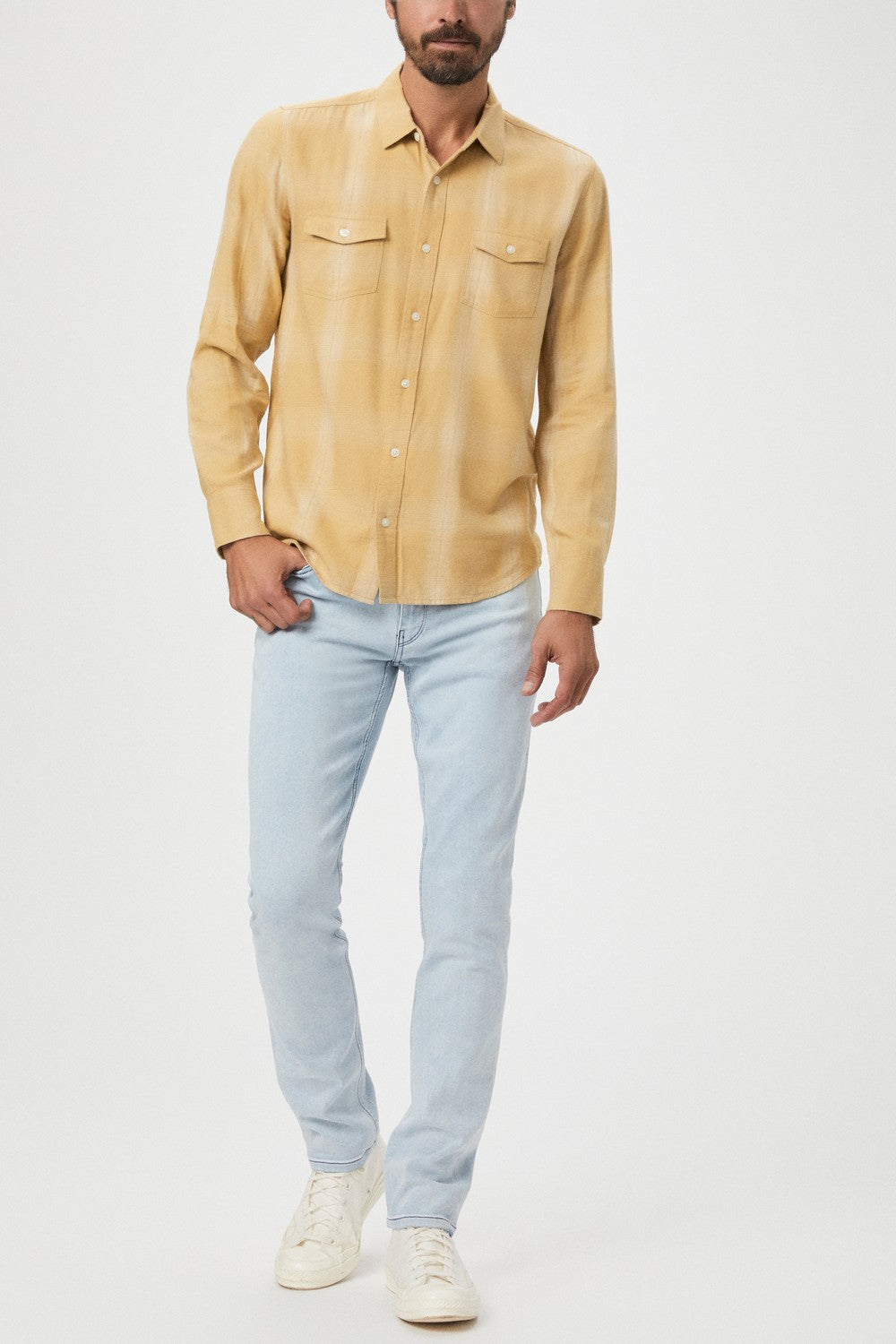EVERETT SHIRT  OLIVE SAND