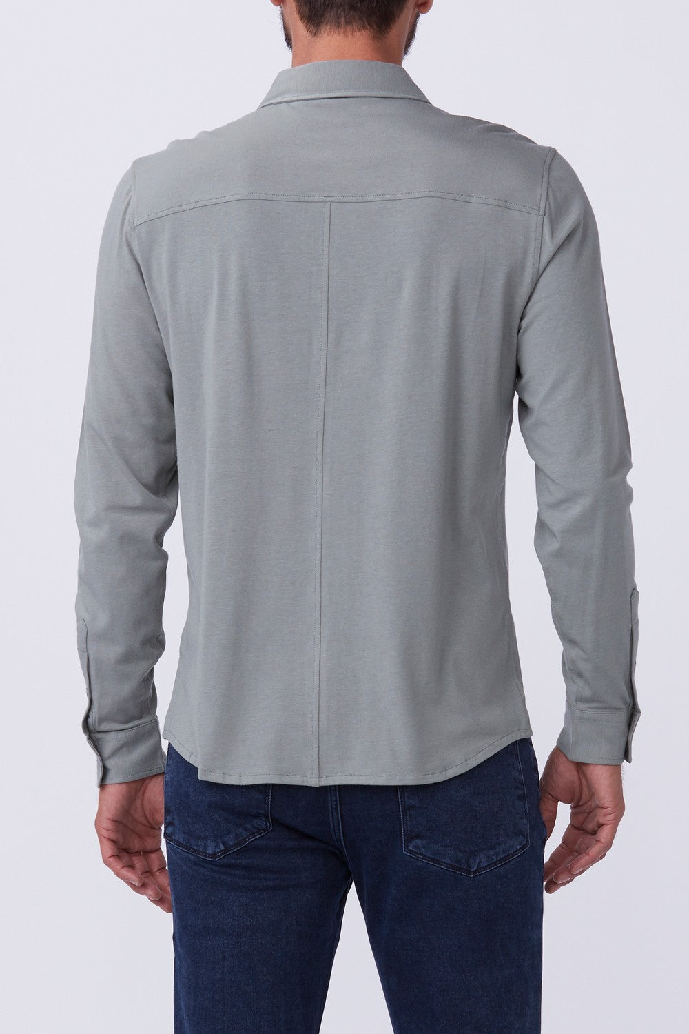 STOCKTON BUTTON UP  SOFT ALGAE