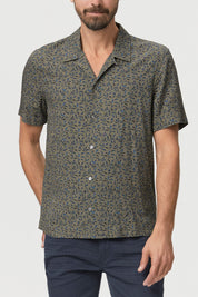LANDON SHIRT   BLUE LEAF