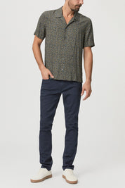 LANDON SHIRT   BLUE LEAF