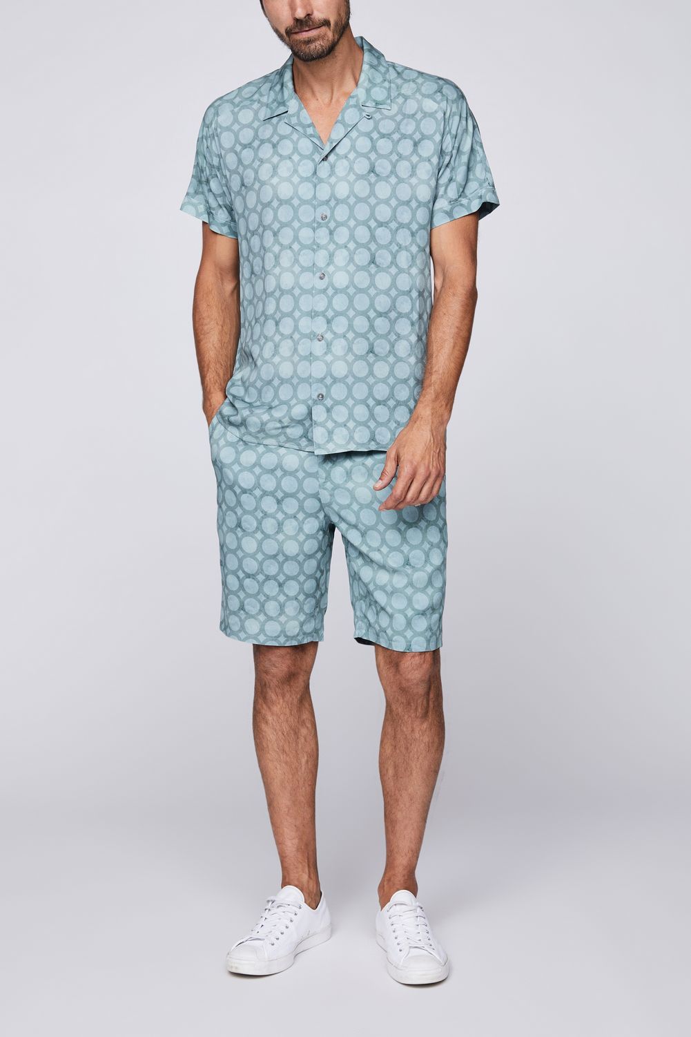 MARKELL SHIRT  DRIED SAGE MULTI