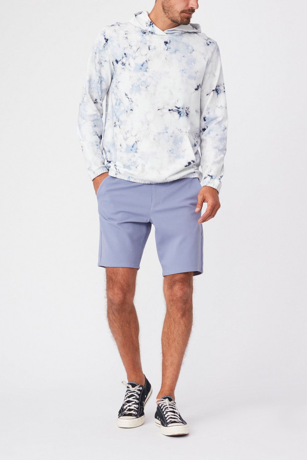 MOE PULLOVER HOODIE  BLUE MULTI