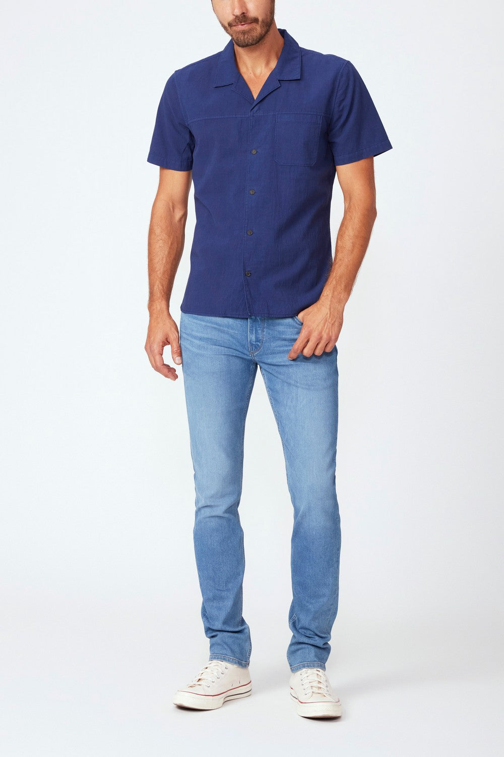 HILLMAN SHIRT  INDIGO EVENING