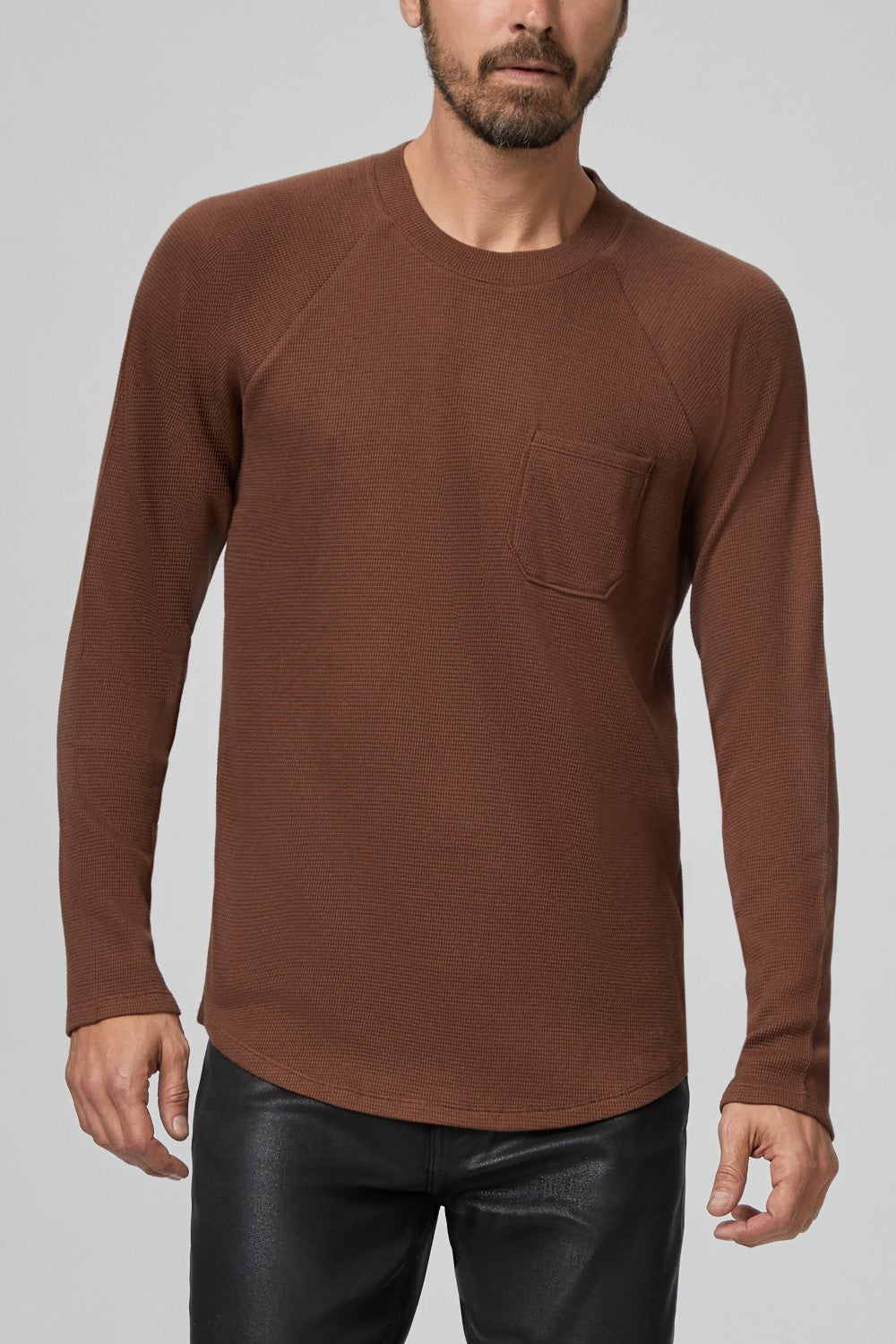 ABE BASEBALL TEE  BURNT HAZELNUT