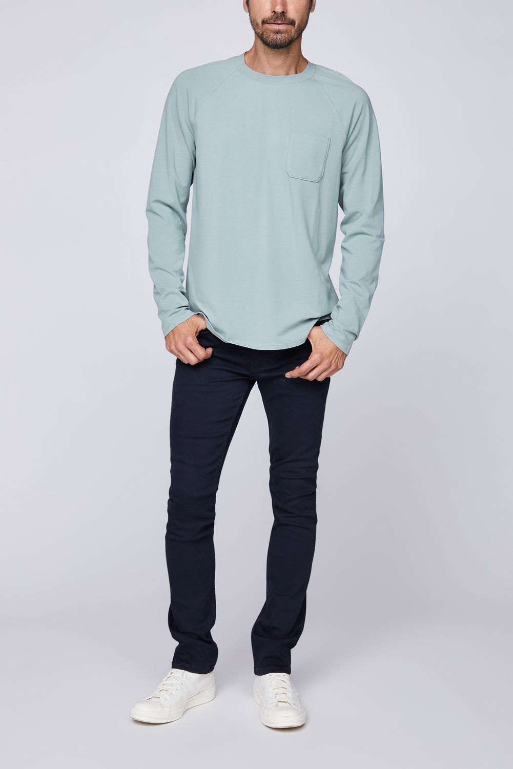 ABE BASEBALL TEE  DRIED SAGE