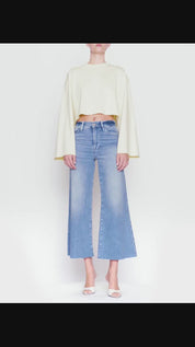 CROP BELL SLEEVE TEE