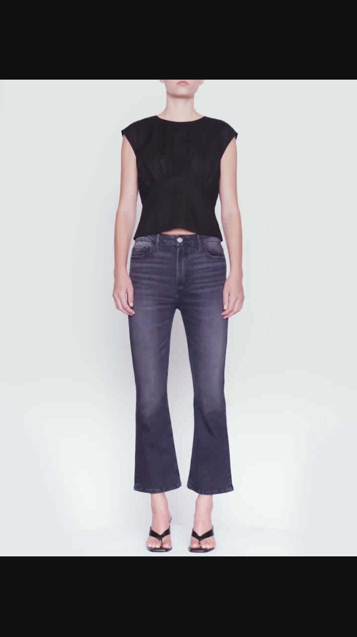 LE SUPER HIGH CROP MINI BOOT RELEASED HEM DEGRADAB
