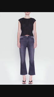 LE SUPER HIGH CROP MINI BOOT RELEASED HEM DEGRADAB