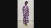 CHERIE GATHERED SHOULDER DRESS