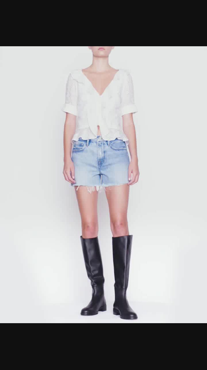 LE BRIGETTE SHORT RAW AFTER