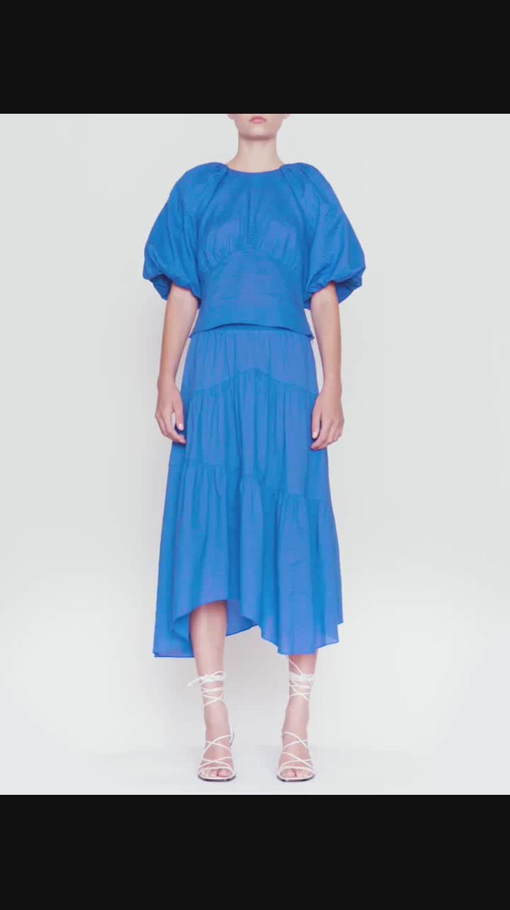 GATHERED SEAM SKIRT