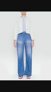 LE HIGH N TIGHT WIDE LEG RELEASED HEM