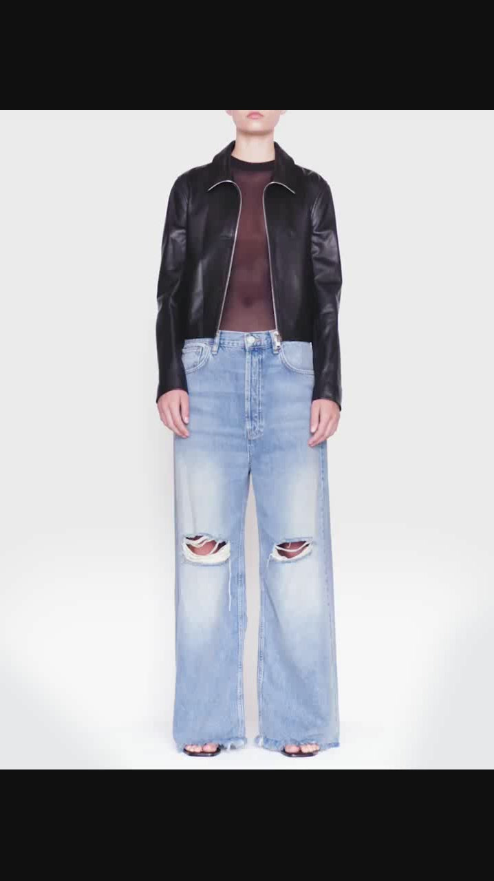 MESH MOCK NECK SS
