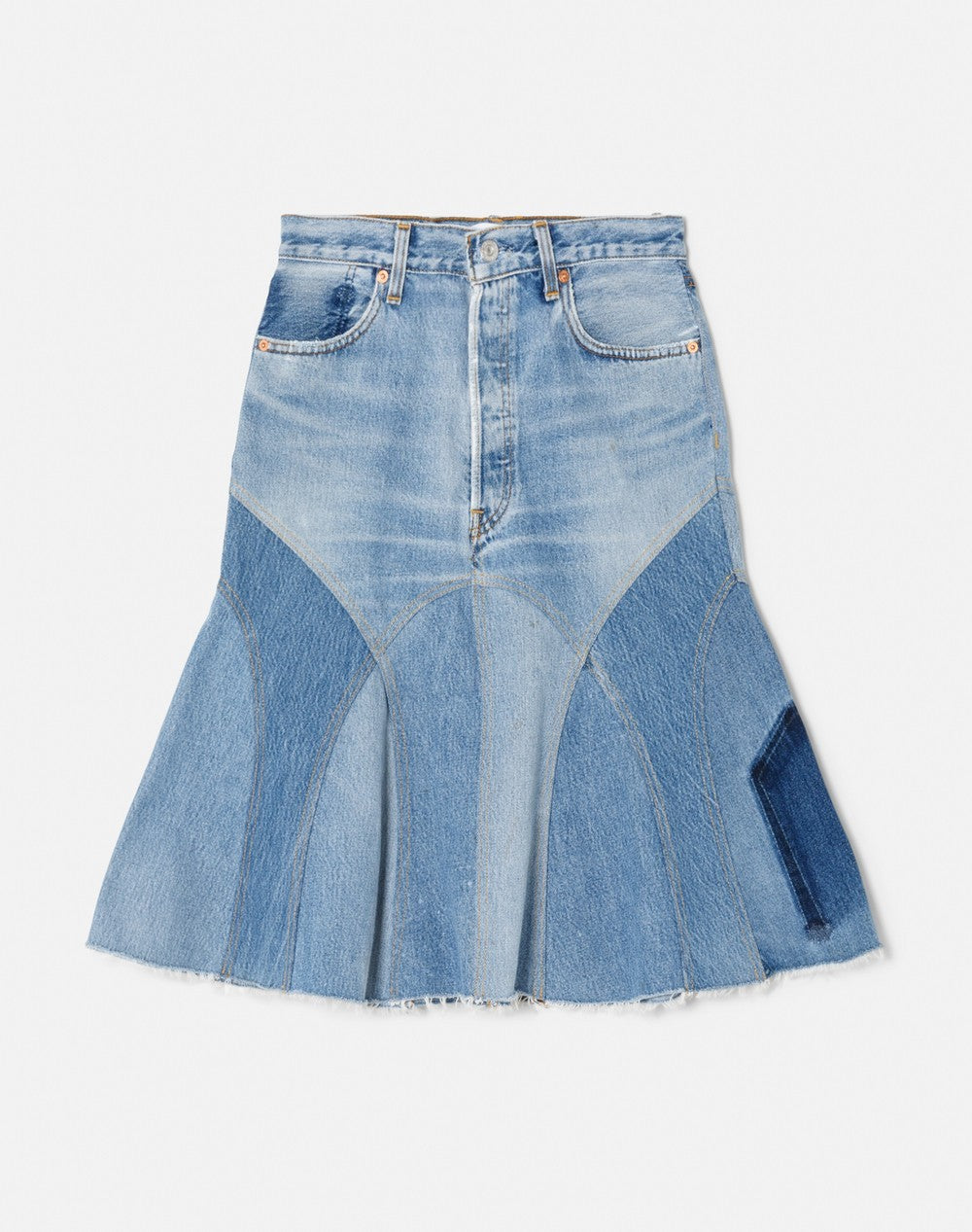 LEVIS ENGINEERED SEAMED SKIRT