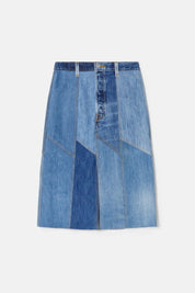 LEVIS PANELED MIDI SKIRT