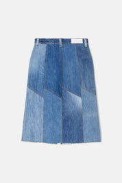 LEVIS PANELED MIDI SKIRT