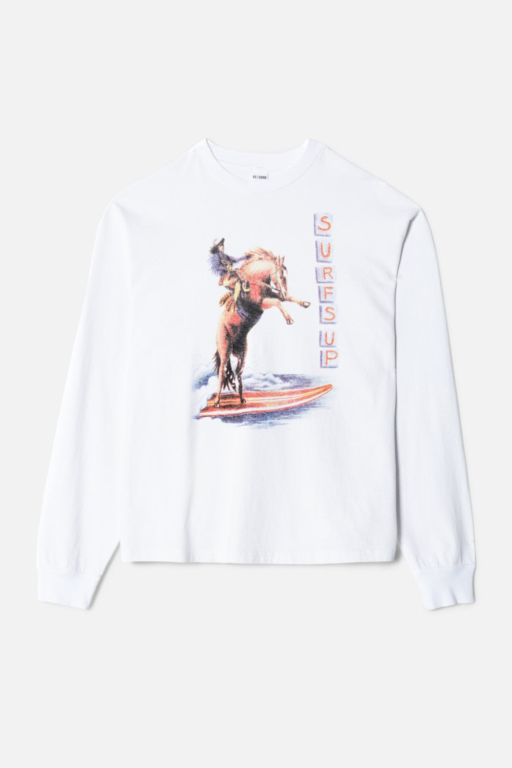 LONG SLEEVE BOYFRIEND TEE SURFS UP