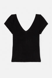 V NECK BABY TEE