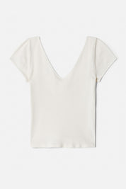 V NECK BABY TEE