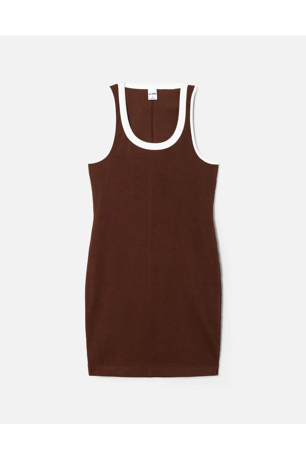 CONTRAST RIB DRESS
