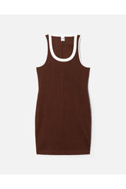 CONTRAST RIB DRESS