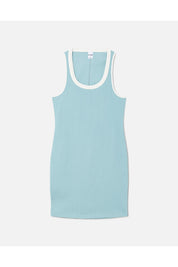 CONTRAST RIB DRESS