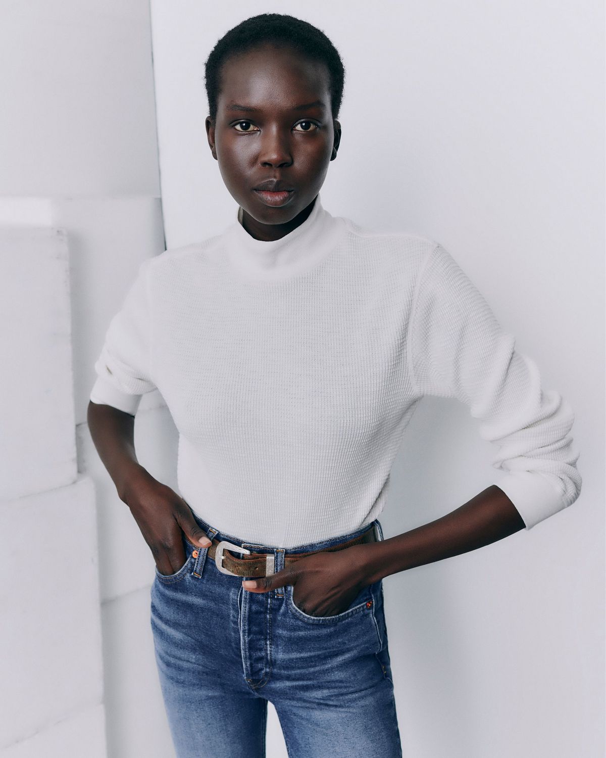 THERMAL MOCK NECK