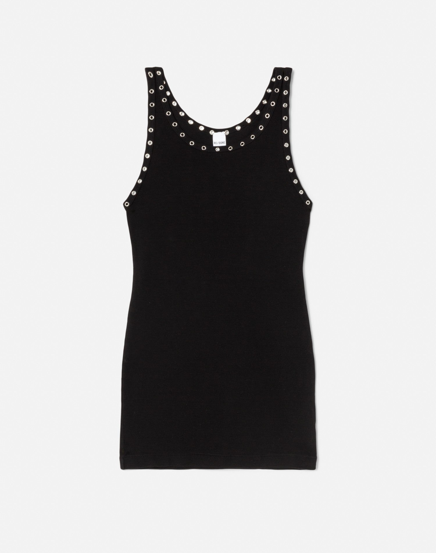 EYELET TANK DRESS