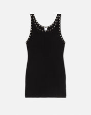 EYELET TANK DRESS