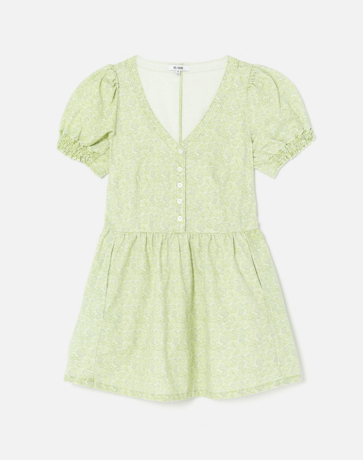 70S VNECK BABYDOLL DRESS